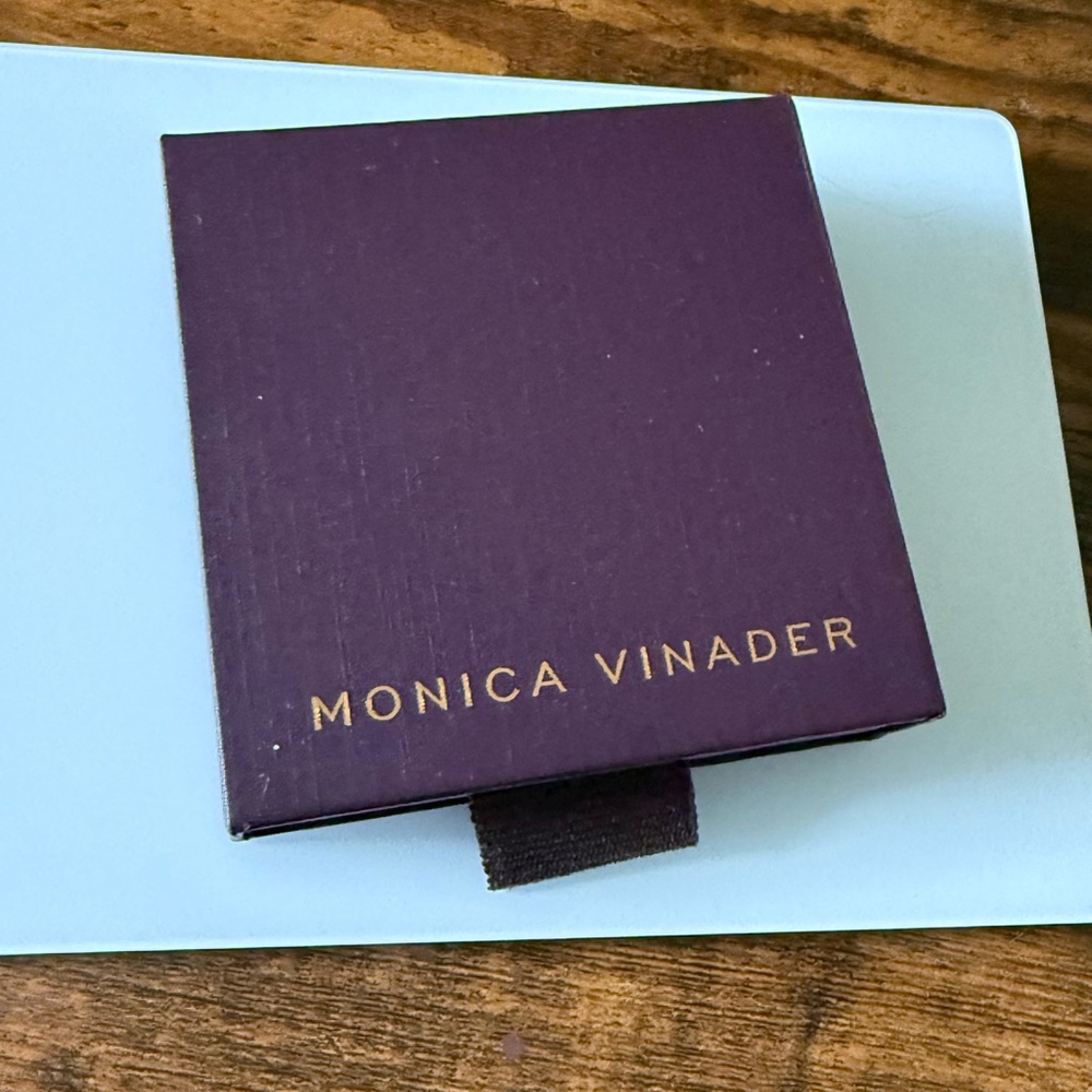 Monica Vinader Purple Jewelry Box